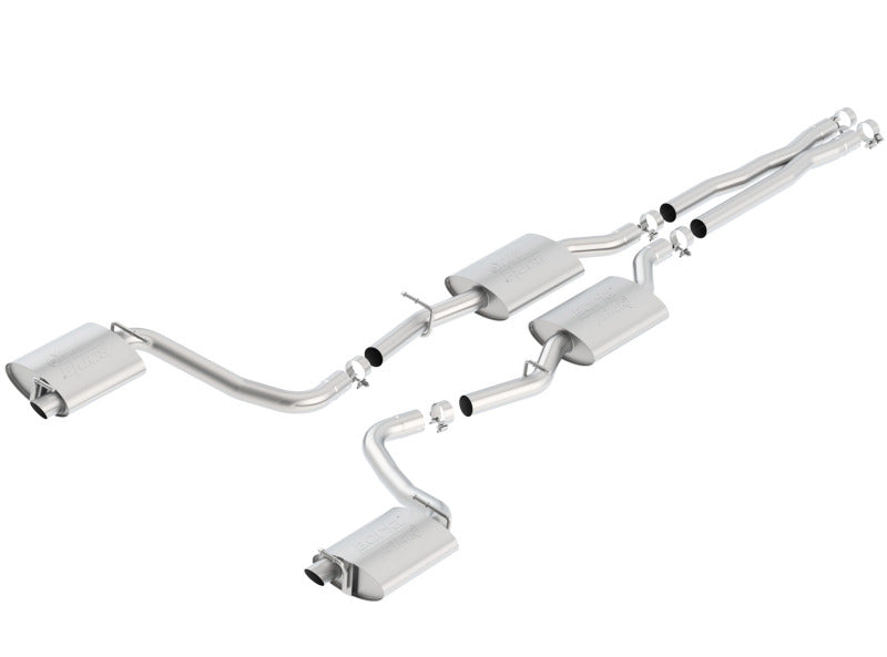 Borla 15-16 Dodge Charger R/T 5.7L No Tip Use Factory Valence Single Split Rear Exit ATAK Exhaust Borla Catback  AXOPROS