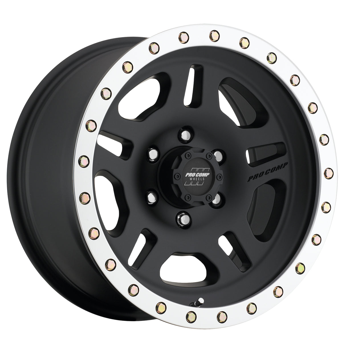 La Paz Satin Black Machined 16x8 6x5.5 4.5BS Offset 0mm Cap P/N 502942500 Pro Comp Wheel  AXOPROS