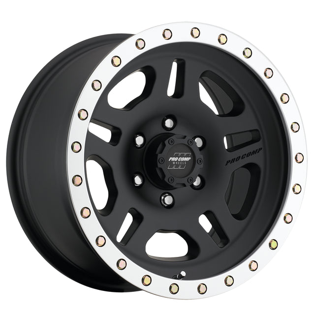 La Paz Satin Black Machined 16x8 6x5.5 4.5BS Offset 0mm Cap P/N 502942500 Pro Comp Wheel  AXOPROS