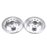 Power Stop 91-95 Toyota MR2 Rear Evolution Drilled & Slotted Rotors - Pair PowerStop Brake Rotors - Slot & Drilled  AXOPROS