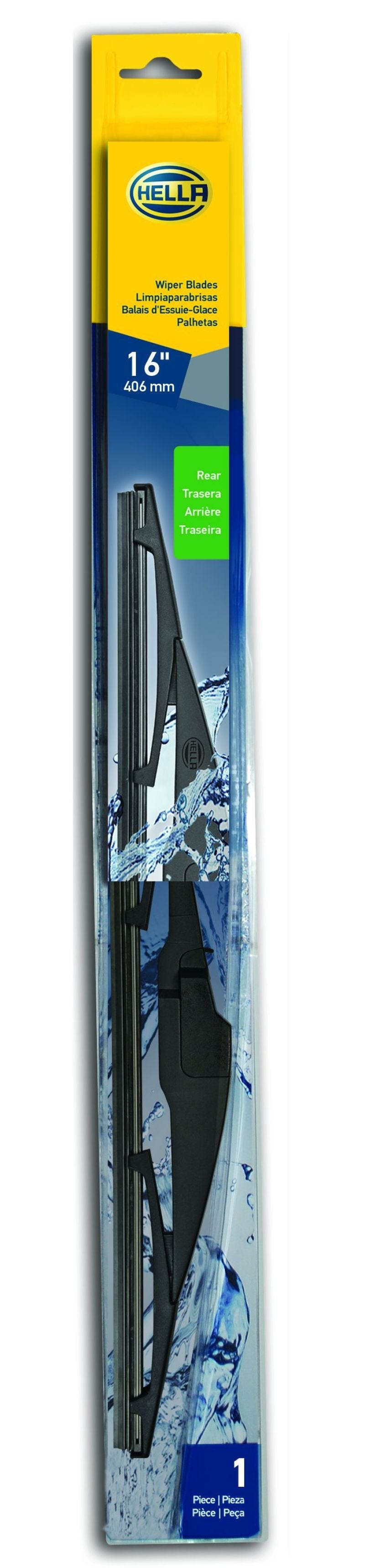 Hella Rear Wiper Blade 16in - Single Hella Exterior Trim  AXOPROS