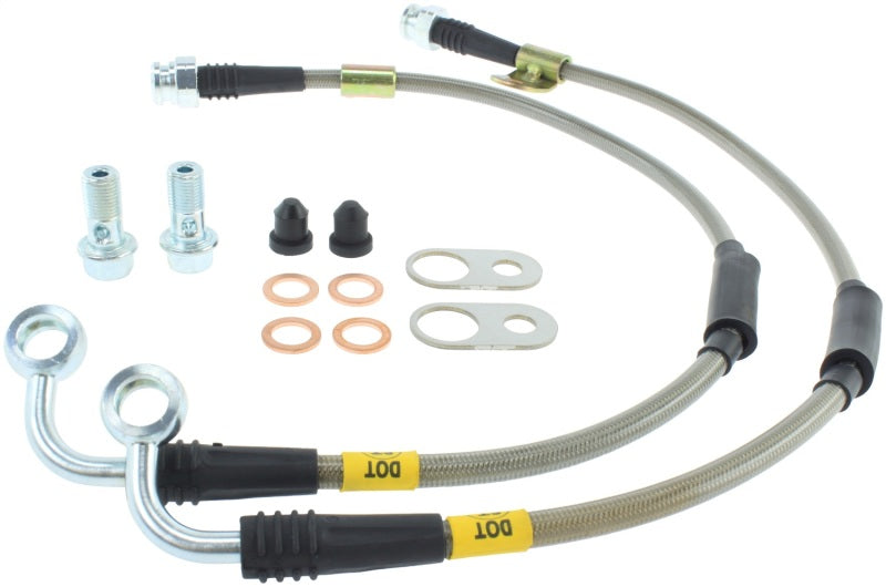 StopTech 2016 Mazda Miata Stainless Steel Front Brake Lines Stoptech Brake Line Kits  AXOPROS