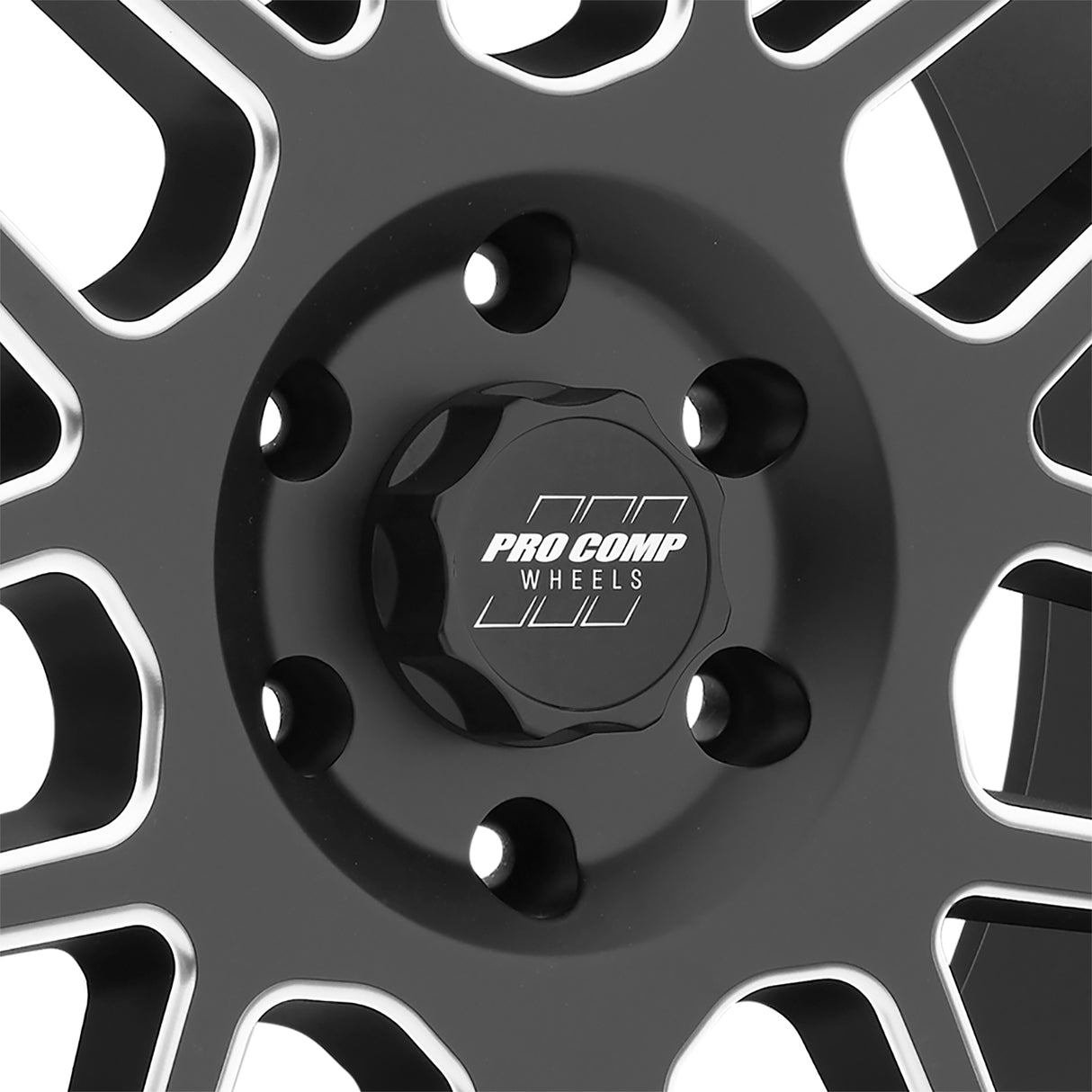 Vertigo Satin Black Milled 20x9 6x5.5 4.5BS Offset -12mm Cap P/N 5040556000 Pro Comp Wheel  AXOPROS