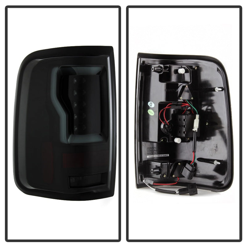 Spyder Ford F150 04-08 Styleside Tail Light V2 - LED - Black Smoke ALT-YD-FF15004V2-LBLED-BSM SPYDER Tail Lights  AXOPROS
