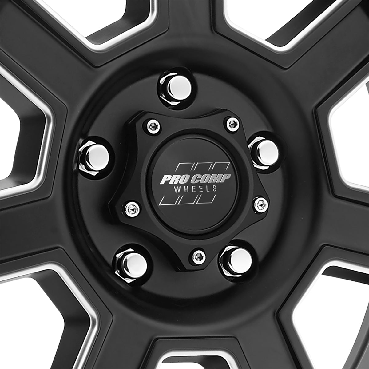 Sledge Satin Black Milled 20X9 5x150 5BS Offset 0mm Cap P/N 503445000 Pro Comp Wheel  AXOPROS
