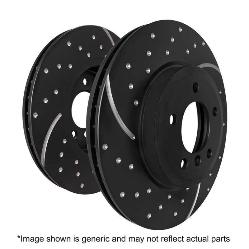 EBC 99-04 Ford F350 (inc Super Duty) 5.4 DRW 4WD GD Sport Rear Rotors EBC Brake Rotors - Slot & Drilled  AXOPROS