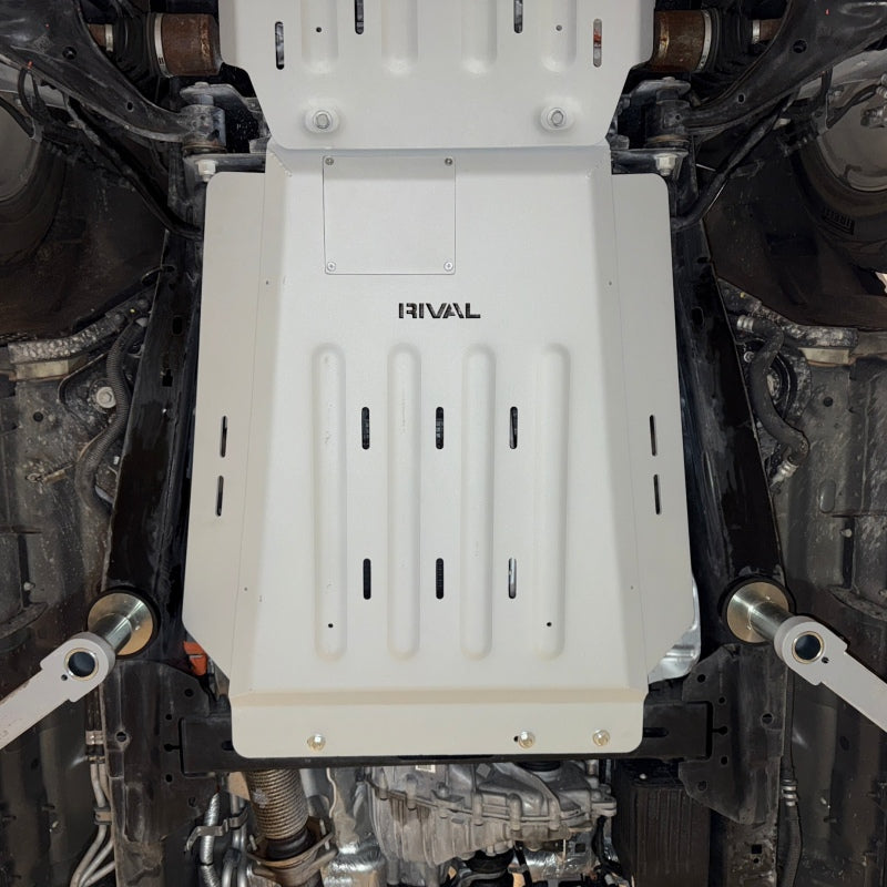 Rival 4x4 Rival 2015-2026 Ford F150 Powerboost Only Aluminum Transmission Catalytic Converter Skid Plate Skid Plates aftermarket performance part