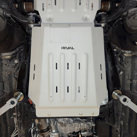 Rival 4x4 Rival 2015-2026 Ford F150 Powerboost Only Aluminum Transmission Catalytic Converter Skid Plate Skid Plates aftermarket performance part