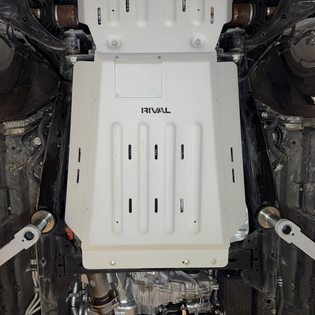 Rival 4x4 Rival 2015-2026 Ford F150 Powerboost Only Aluminum Transmission Catalytic Converter Skid Plate Skid Plates aftermarket performance part
