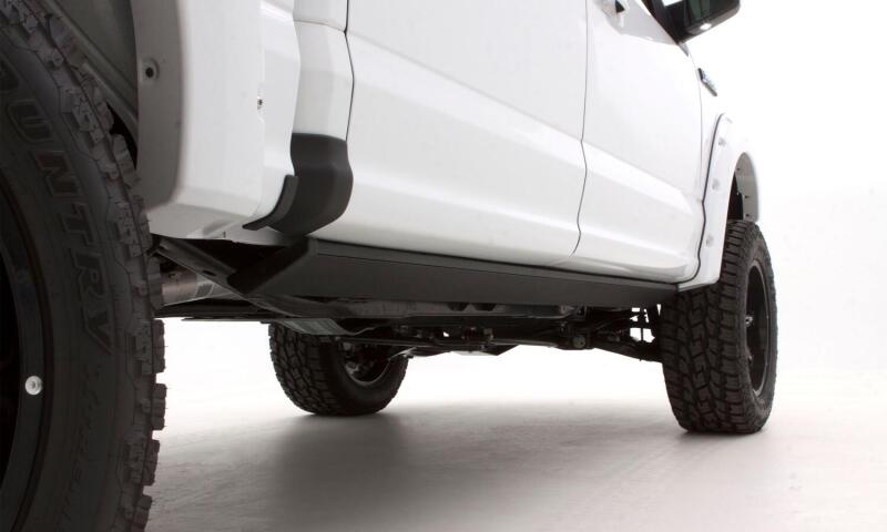 Husky Liners 14-18 GMC Sierra 1500 DC Trail Armor Rocker Panel & Sill Plate Cover (4pc) - Tex. Blk Husky Liners Body Armor & Rock Rails  AXOPROS
