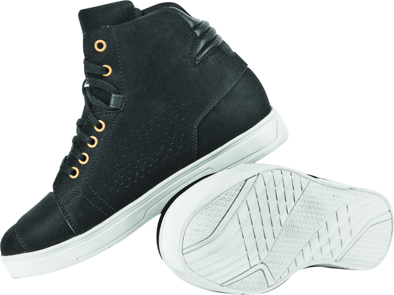 Speed and Strength Mad Dash Leather Shoes Black/White Womens Size - 8 Speed and Strength Shoes  AXOPROS