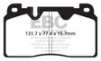 EBC 12+ Audi Q5 2.0 Turbo (Brembo) Greenstuff Front Brake Pads EBC Brake Pads - Performance  AXOPROS