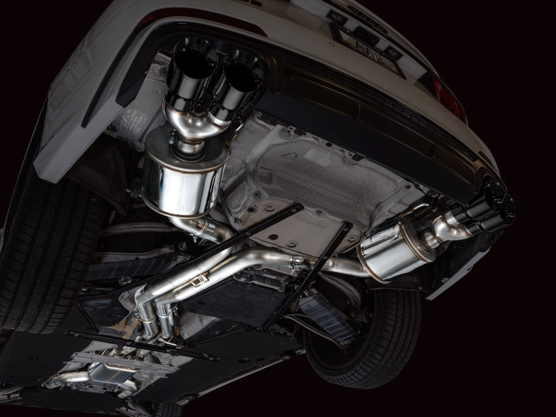 AWE Tuning 19-23 Audi C8 S6/S7 2.9T V6 AWD Touring Edition Exhaust - Diamond Black Tips AWE Tuning Catback  AXOPROS