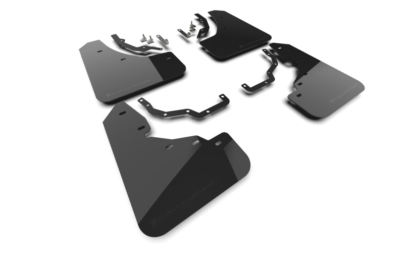 Rally Armor 24-25 Lexus GX 550 Luxury Black UR Mud Flap - Metallic Black Logo Rally Armor Mud Flaps  AXOPROS