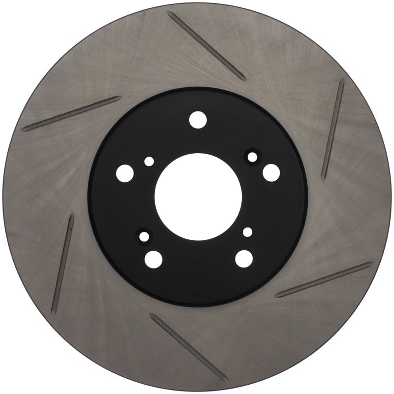 StopTech Power Slot Slotted 99-08 Acura TL (STD Caliper) / 01-03 CL / 04-09 TSX Front Left Rotor Stoptech Brake Rotors - Slotted  AXOPROS