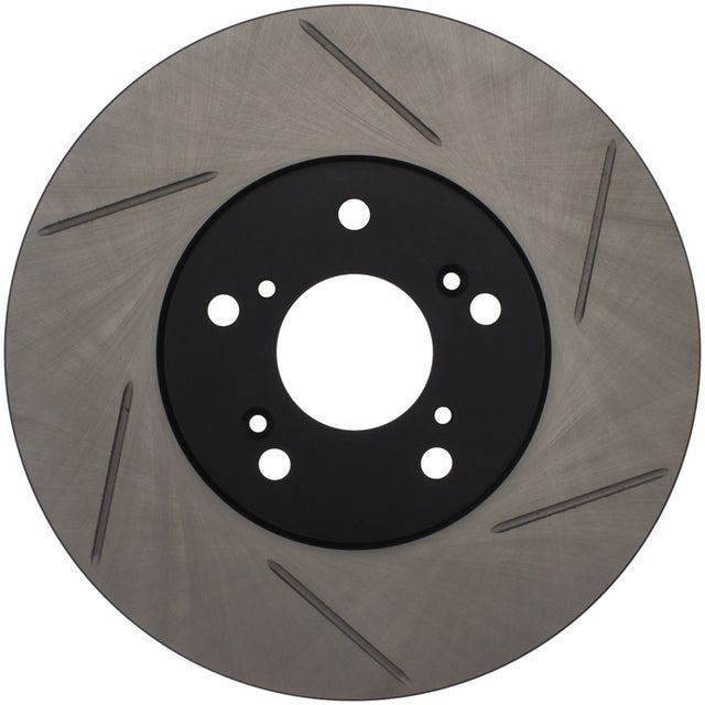 StopTech Power Slot Slotted 99-08 Acura TL (STD Caliper) / 01-03 CL / 04-09 TSX Front Left Rotor Stoptech Brake Rotors - Slotted  AXOPROS