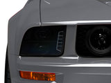 Raxiom 05-09 Ford Mustang w/ Halogen LED Halo Prjctr Headlights-Blk Hsng(Smoked Lens Exclude GT500) Raxiom Headlights  AXOPROS