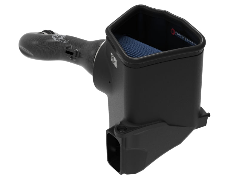 aFe 19-20 GM Trucks 5.3L/6.2L Track Series Carbon Fiber Cold Air Intake System With Pro 5R Filters aFe Cold Air Intakes  AXOPROS