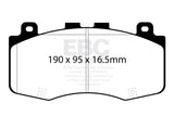 EBC 2018+ Jeep Grand Cherokee Trackhawk Yellowstuff Front Brake Pads EBC Brake Pads - Performance  AXOPROS