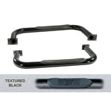 Rugged Ridge 3in Round Tube Side Steps Black 76-86 Jeep CJ7 Rugged Ridge Side Steps  AXOPROS