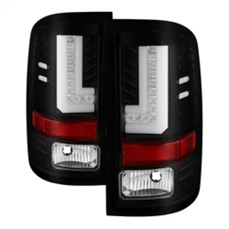 Spyder GMC Sierra 2016-2017 Light Bar LED Tail Lights - Black ALT-YD-GS16-LED-BK SPYDER Tail Lights  AXOPROS