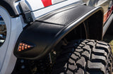 Bushwacker 2020 Jeep Gladiator Launch Edition Flat Style Flares 4pc - Black Bushwacker Fender Flares  AXOPROS