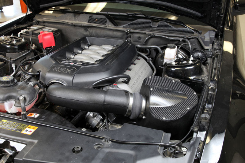 K&N 11-12 Ford Mustang GT 5.0L V8 Aircharger Performance Intake Kit K&N Engineering Cold Air Intakes  AXOPROS