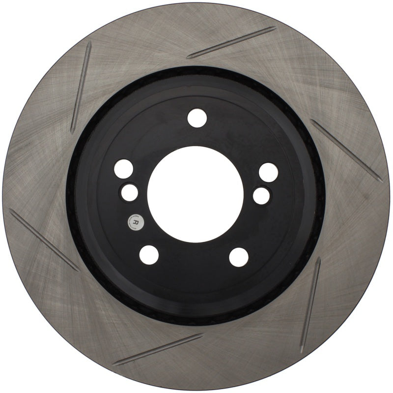 StopTech Power Slot 01-07 BMW M3 (E46) / 00-04 BMW M5 (E39) Rear Right Slotted Rotor Stoptech Brake Rotors - Slotted  AXOPROS
