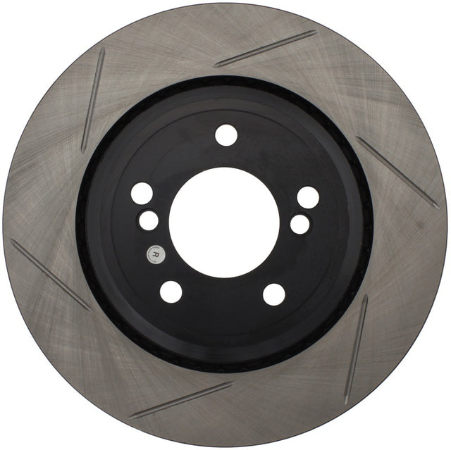 StopTech Power Slot 01-07 BMW M3 (E46) / 00-04 BMW M5 (E39) Rear Right Slotted Rotor Stoptech Brake Rotors - Slotted  AXOPROS