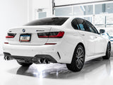 AWE Tuning 2019+ BMW M340i (G20) Track Edition Exhaust - Quad Chrome Silver Tips AWE Tuning Catback  AXOPROS