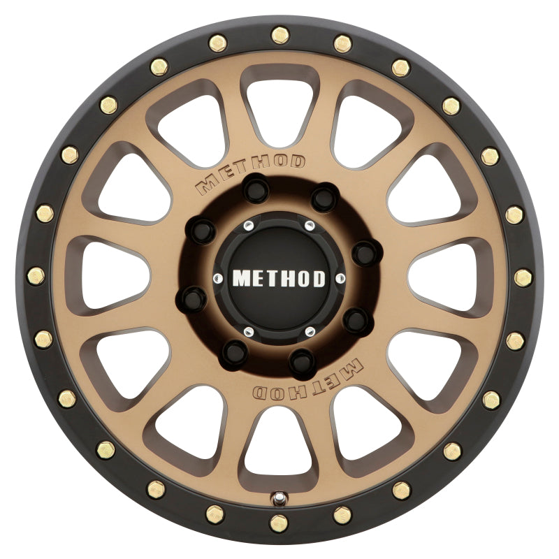 Method MR305 NV HD 18x9 +18mm Offset 8x170 130.81mm CB Method Bronze/Black Street Loc Wheel Method Wheels Wheels - Cast  AXOPROS