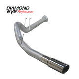 Diamond Eye KIT 4in DPF BACK SGL AL: 2011 FORD 6.7L PWRSTROKE F250/F350 Diamond Eye Performance DPF Back  AXOPROS