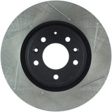 StopTech Power Slot 2003+ Mazda RX8 Slotted Left Front Rotor - SPORT SUSPENSION ONLY Stoptech Brake Rotors - Slotted  AXOPROS