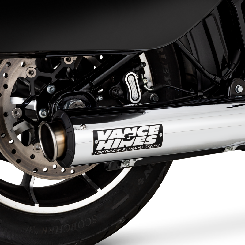 Vance and Hines Vance & Hines 2025 Narrow Tire Softail Supersport Slip-On - Chrome Powersports Exhausts aftermarket performance part