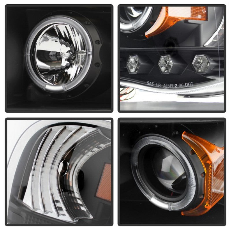 Spyder Dodge Ram 1500 02-05/Ram 2500 03-05 Projector Headlights LED Halo LED Blk PRO-YD-DR02-HL-BK SPYDER Headlights  AXOPROS