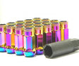 Wheel Mate Muteki SR48 Open End Lug Nuts - Red 12x1.25 48mm Wheel Mate Lug Nuts  AXOPROS