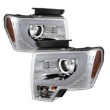 Spyder Ford F150 13-14 Projector Fctry Xenon Model- Light Bar DRL Chrm PRO-YD-FF15013-LBDRL-HID-C SPYDER Headlights  AXOPROS