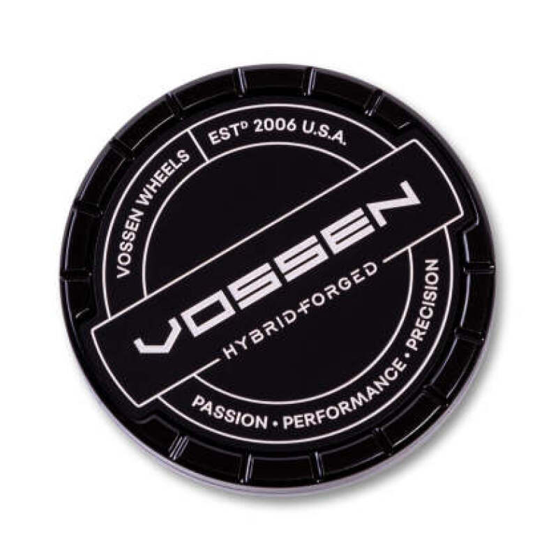 Vossen Billet Sport Cap 1.0 - Large - Hybrid Forged - Gloss Black Vossen Wheel Center Caps  AXOPROS
