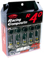 Project Kics 12x1.50 R40 Lug Nuts - Black (20 Pcs) Project Kics Lug Nuts  AXOPROS