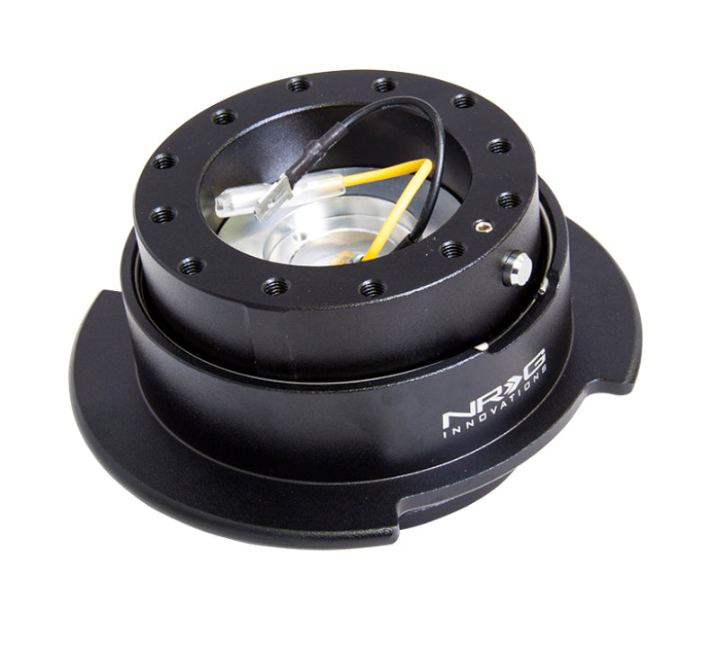 NRG Quick Release Kit Gen 2.5 - Black / Black Ring w/Finger Grooves NRG Quick Release Adapters  AXOPROS