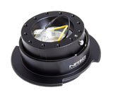 NRG Quick Release Kit Gen 2.5 - Black / Black Ring w/Finger Grooves NRG Quick Release Adapters  AXOPROS