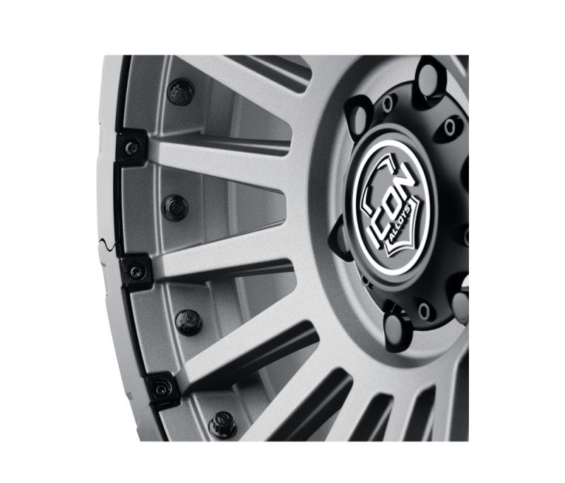 ICON Recon Pro 17x8.5 6x5.5 0mm Offset 4.75in BS 106.1mm Bore Charcoal Wheel ICON Wheels - Cast  AXOPROS