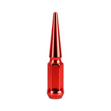 Mishimoto Steel Spiked Lug Nuts M12x1.5 20pc Set - Red Mishimoto Lug Nuts  AXOPROS