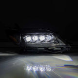 AlphaRex 2011+ Toyota Sienna NOVA LED Proj Headlights Plank Style Black w/Activ Light/Seq Signal/DRL AlphaRex Headlights  AXOPROS