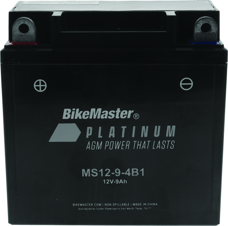 BikeMaster AGM Battery - MS12-9-4B1 BikeMaster Batteries  AXOPROS