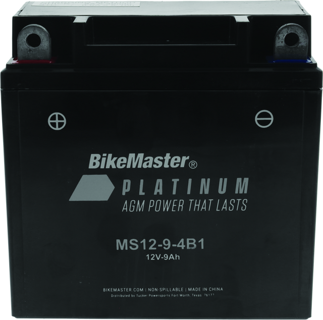 BikeMaster AGM Battery - MS12-9-4B1 BikeMaster Batteries  AXOPROS