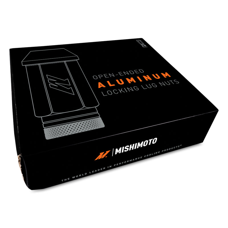 Mishimoto Aluminum Locking Lug Nuts M12x1.5 20pc Set Black Mishimoto Lug Nuts  AXOPROS