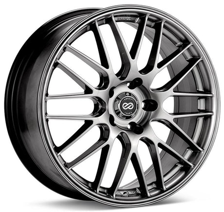 Enkei EKM3 17x7 5x114.3 45mm Offset 72.6 Bore Diameter Hyper Silver Wheel Enkei Wheels - Cast  AXOPROS