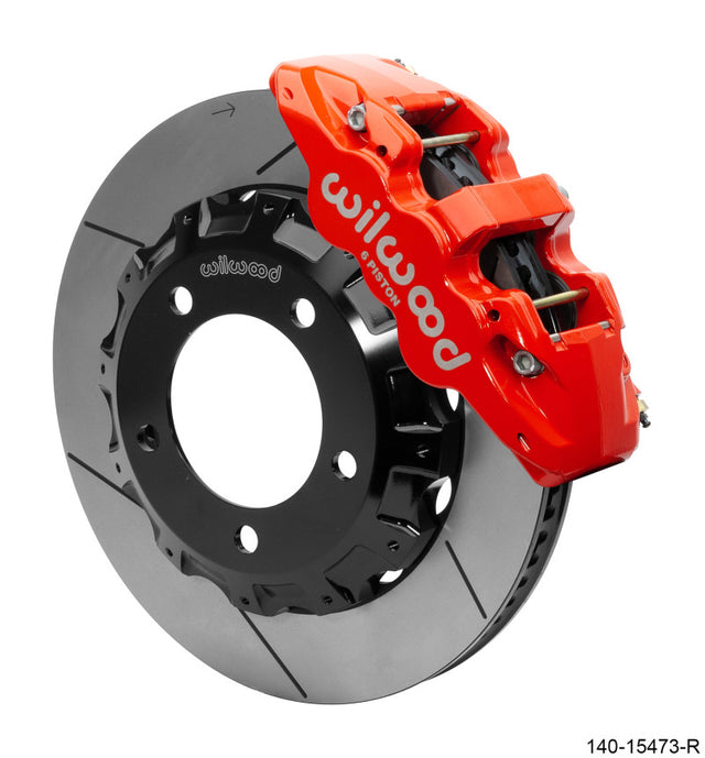 Wilwood AERO6 Front Truck Kit 14.25in Red 2008-2015 Toyota Land Cruiser (J200) w/ Lines Wilwood Big Brake Kits  AXOPROS