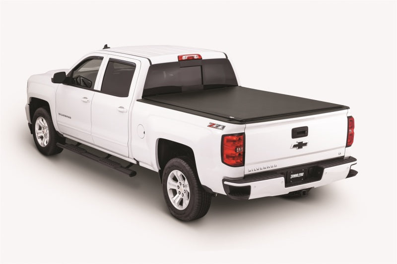 Tonno Pro 2019 Chevy Silverado 1500 6.6ft Fleetside Lo-Roll Tonneau Cover Tonno Pro Tonneau Covers - Roll Up  AXOPROS